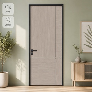 Custom Wood Aluminum Door Low Maintenance Long Service Life and Superior with Solid Core Panel for Residential and Commercial
