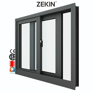 ZEKIN Modern Aluminium Laminated Glass Sliding Window