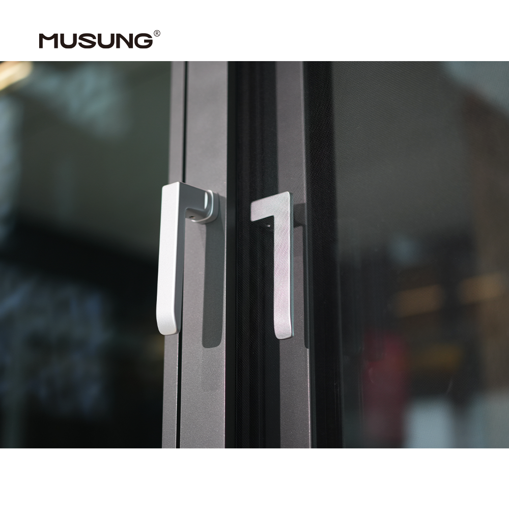 Aluminum Windows Hotel House Out Swing Ultra Slim Narrow Frame Customized Low-E Thermal Break Casement Windows