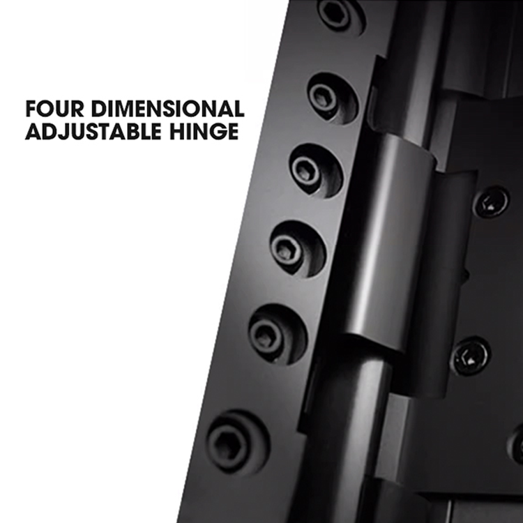 Elegant Aluminum Structure Inside Armored Security Door Entry Doors Modern Aluminum Security Door