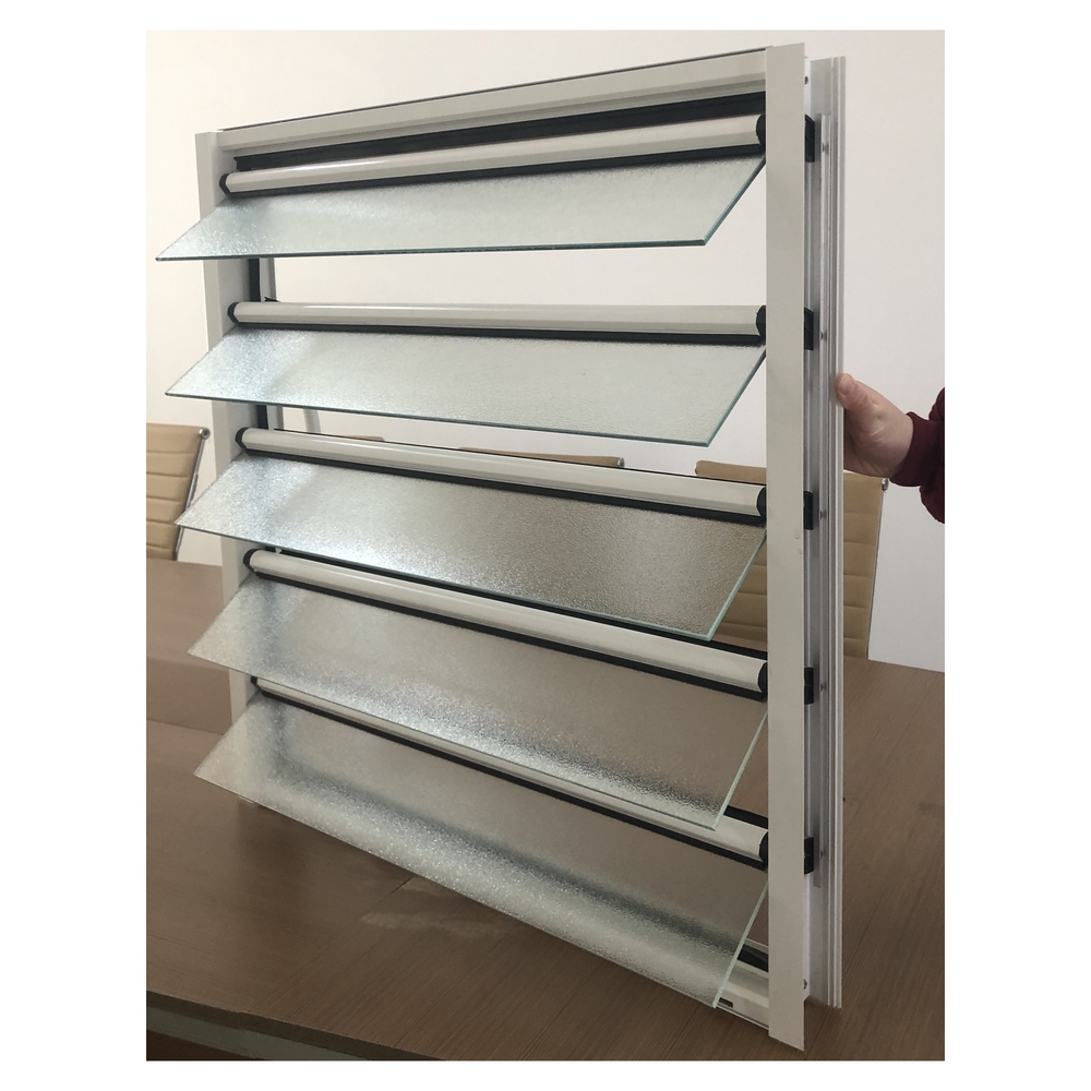 Glass louver window view