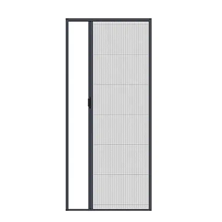 High Quality Aluminium Alloy Frame Sliding Door and windows Polyester Plisse Pleated Folded Mosquito Net Fly Screen Mesh