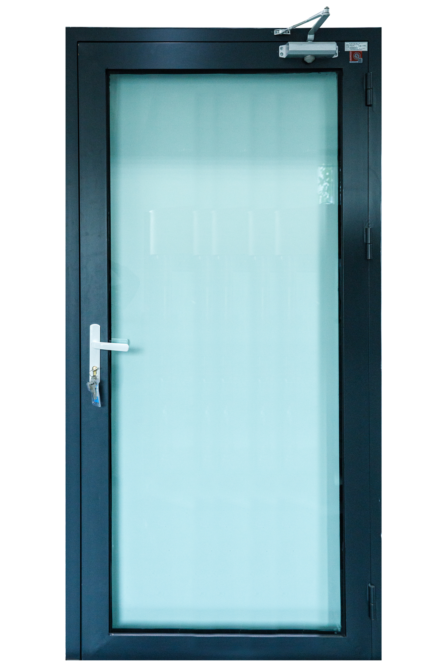 Modern Double Swing Aluminum Casement Door Glass System