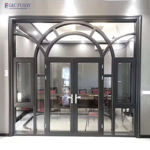 Luxury Aluminum Casement Swing Door Crittall Look