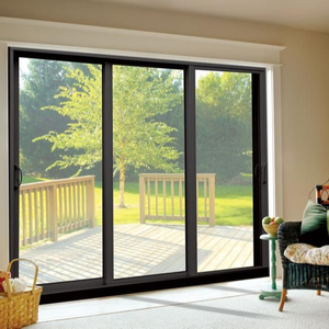 USA Exterior Slim Frame Balcony Interior Sliding Door Waterproof Soundproof