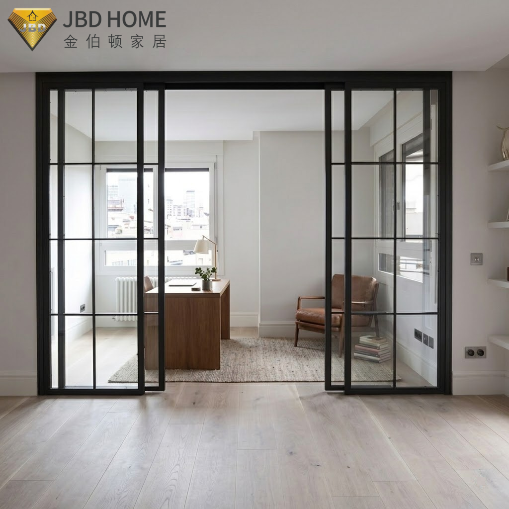 NFRC Certified Hurricane Impact Heavy Duty Aluminum Sliding Glass Door Double Tempered Glass for Houses Sliding Glass Doors