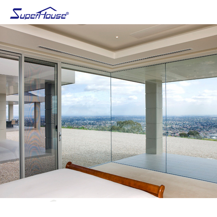 Glass Customized Commercial Fixed Picture Window Wall Storefront Curtain Wall NFRC Factory Directly Sell Aluminium Windows