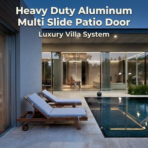 Heavy Duty Aluminum Multi Slide Patio Door