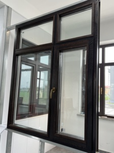Chicken Wing Wood Aluminum Composite Windows