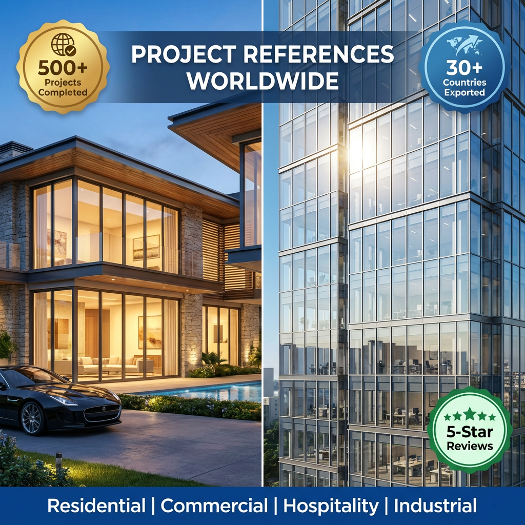 Hurricane Proof Coastal Aluminum Glass Folding Doors Free Drawing Support