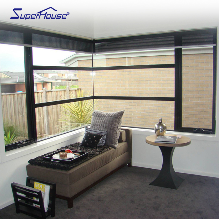 Glass Customized Commercial Fixed Picture Window Wall Storefront Curtain Wall NFRC Factory Directly Sell Aluminium Windows
