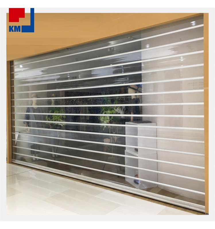 PC Rolling Door, Fiber Glass Rolling up Doors, Aluminum Alloy Crystal PC Security Rolling Shutter Door