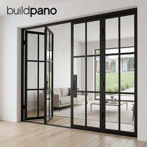 Luxury Retro French Aluminum Folding Glass Door