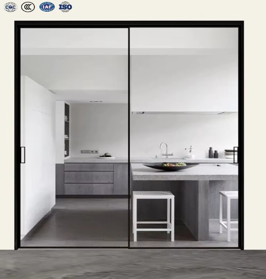 Modern Aluminum Alloy Sliding Windows And Doors With Tempered Glass Soundproof Exterior Use