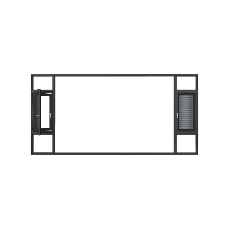 Sliding window track structure