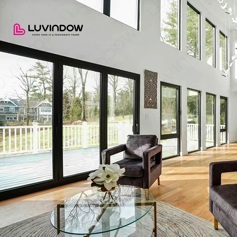 NFRC Certification Thermal Break Aluminum Windows Sound Insulation Double Glazed French Casement Windows