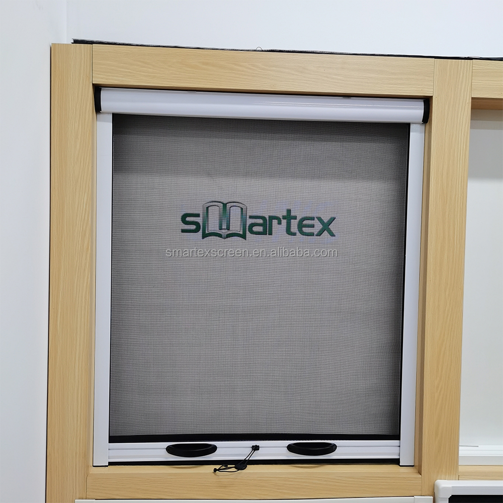 Retractable Sliding Wheels Roller Insect Mosquito Net Door Aluminum Shutter Screen Mesh Window With Fiberglass Mosquito Net