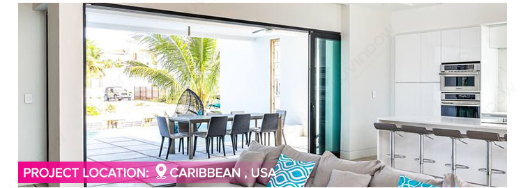 Coastal architectural panoramic sliding system