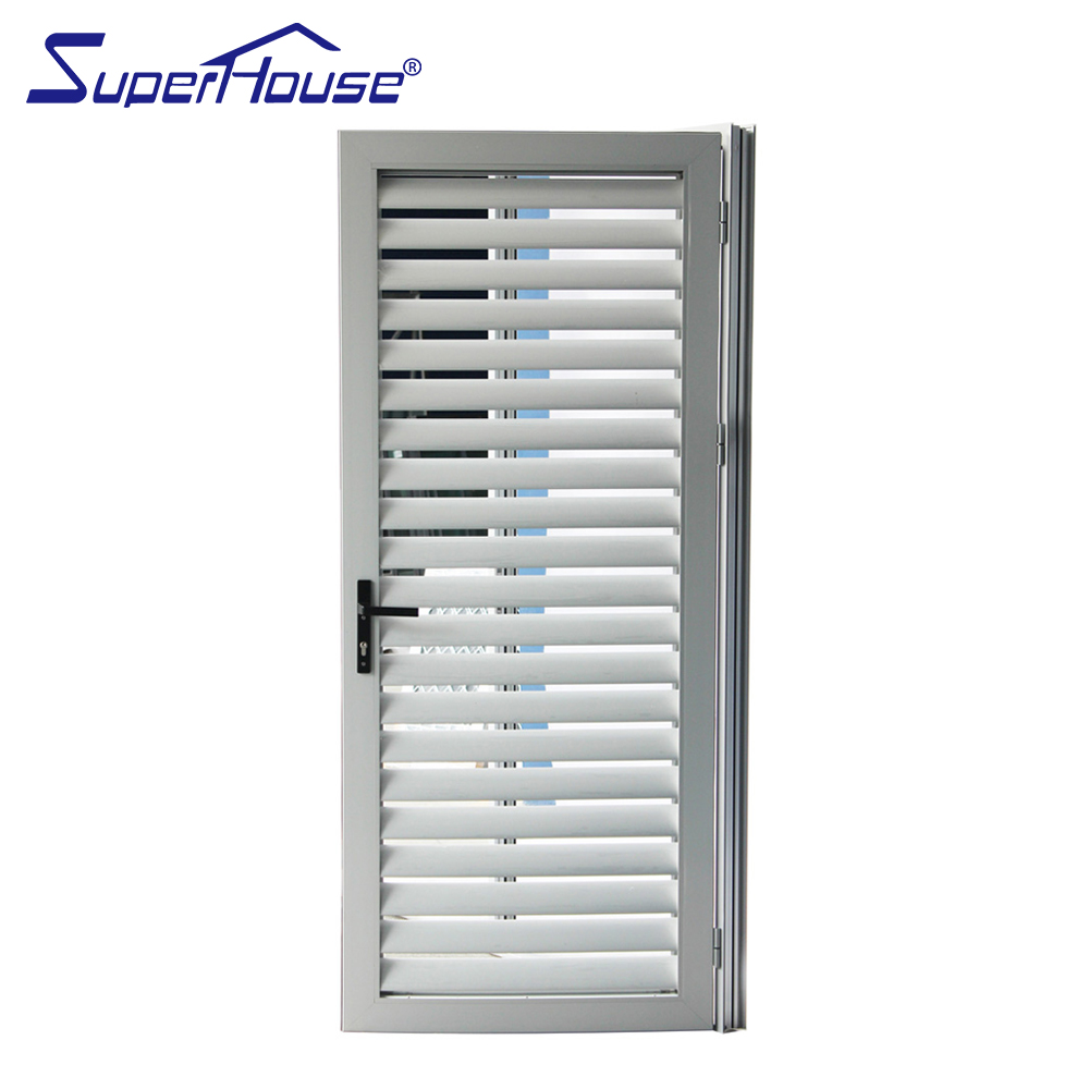 AS 2047 NFRC Standard Aluminum Louver Hinged Door
