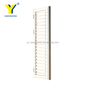 Exterior Aluminum Louvered French Doors