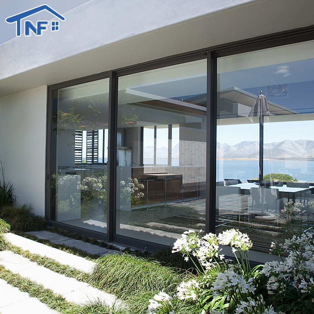 Heavy Duty Thermal Break Lift and Sliding Patio Door Modern Aluminum Alloy Soundproof Double Glass Sliding Doors