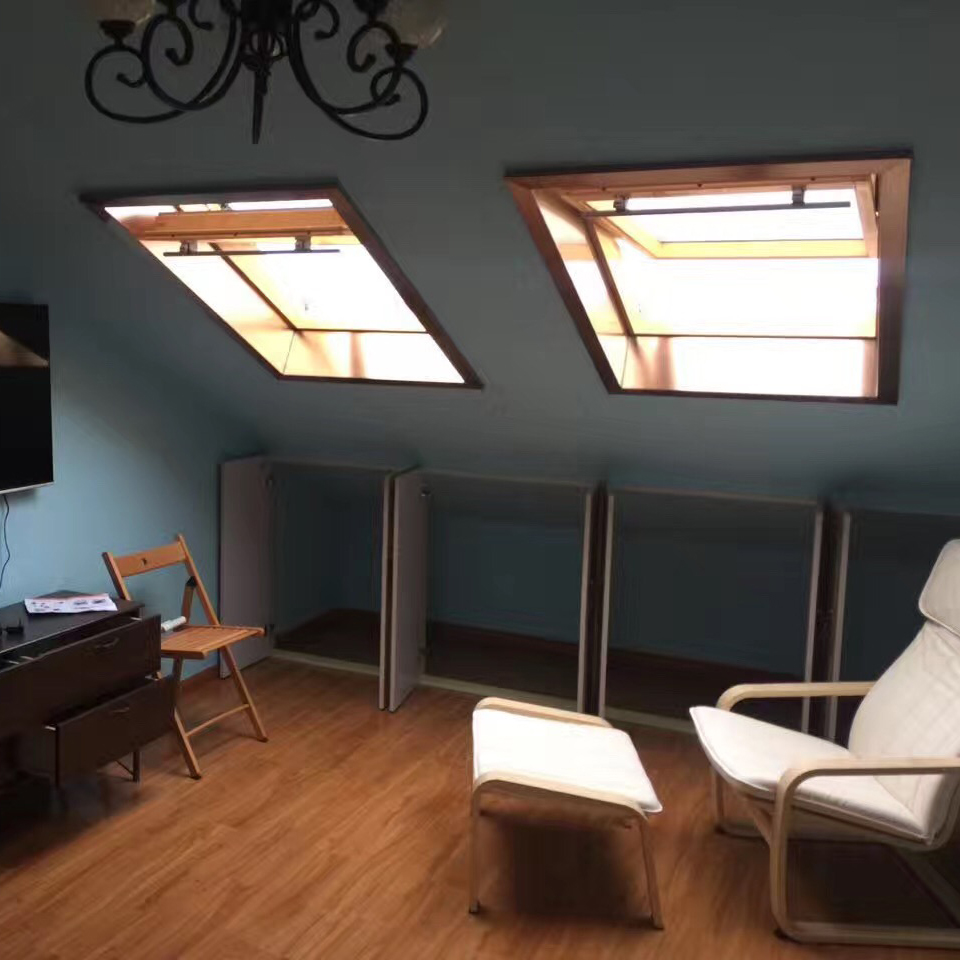 Hot Sale Aluminum Skylight Dormer Windows Electric Skylights Roof Windows Grill Design House Skylight With Blinds