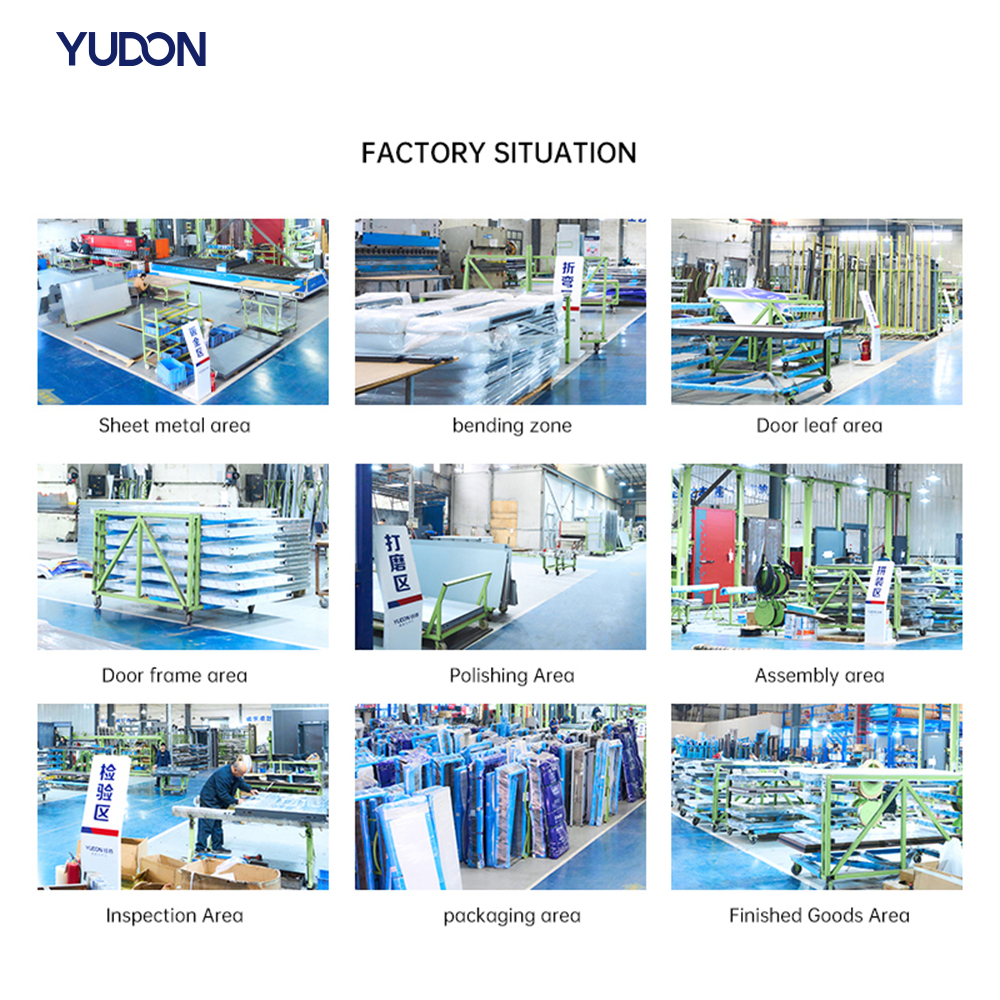 YUDON DOOR Aluminum Pivot Door Puertas De Seguridad Exterior Modern Entry Door Anti Rust Hidden Hinge Heavy Duty for Residential