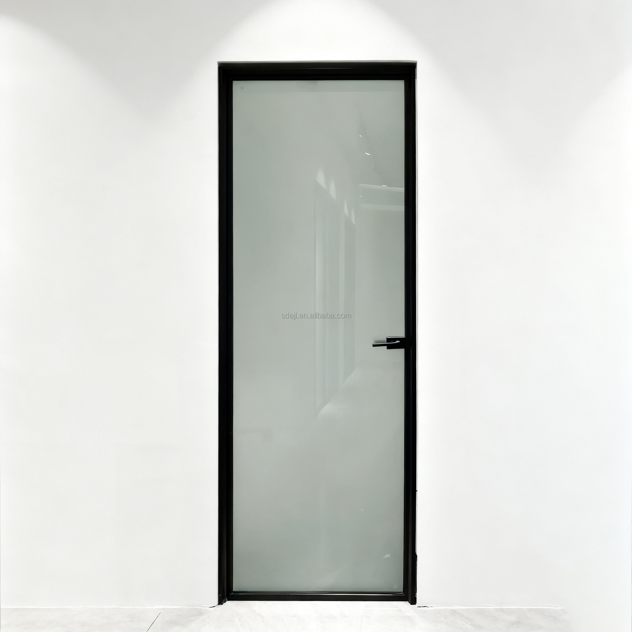 Design the Space Price of Aluminum Bathroom Flat Door Glass and Other Frosted Glass Doors