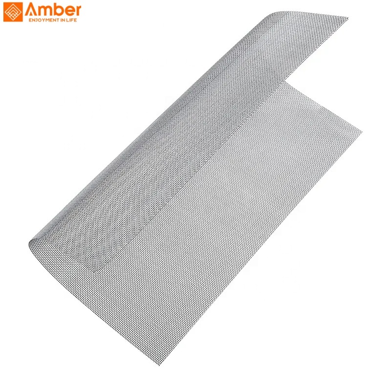 Lightweight Aluminum Woven Wire Mesh Corrosion Resistant Metal Screen For Window Insect Net And Door Fly Screen