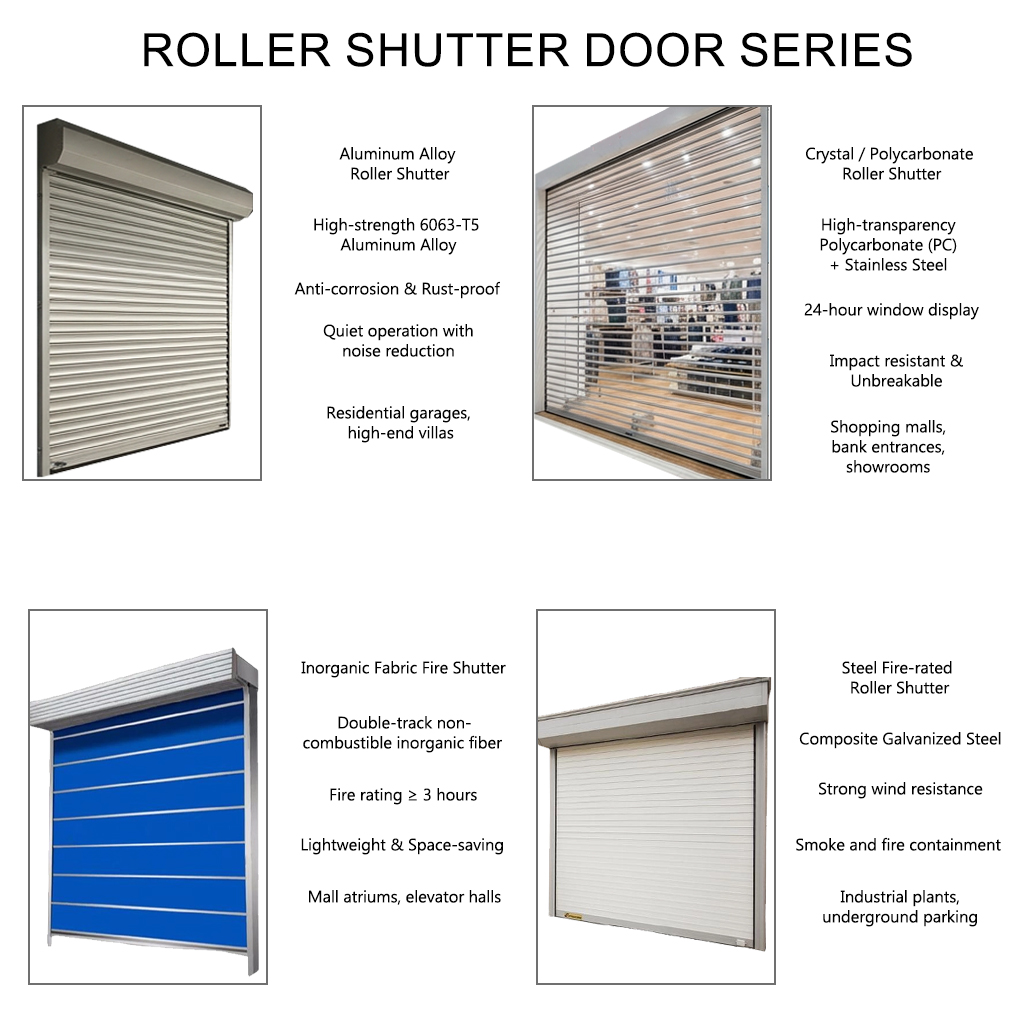 Aluminum Roller Shutter Door System