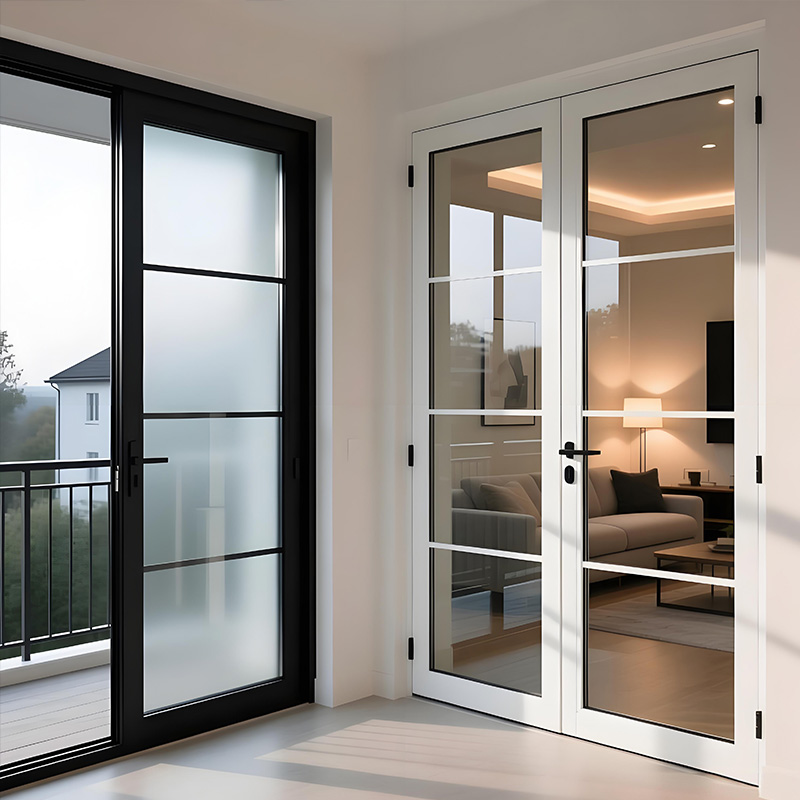 Manufacturer Sliding Doors for Balcony Side Glass Door Australian Style Aluminum Alloy Sliding Doors with Tempered Double Glazed
