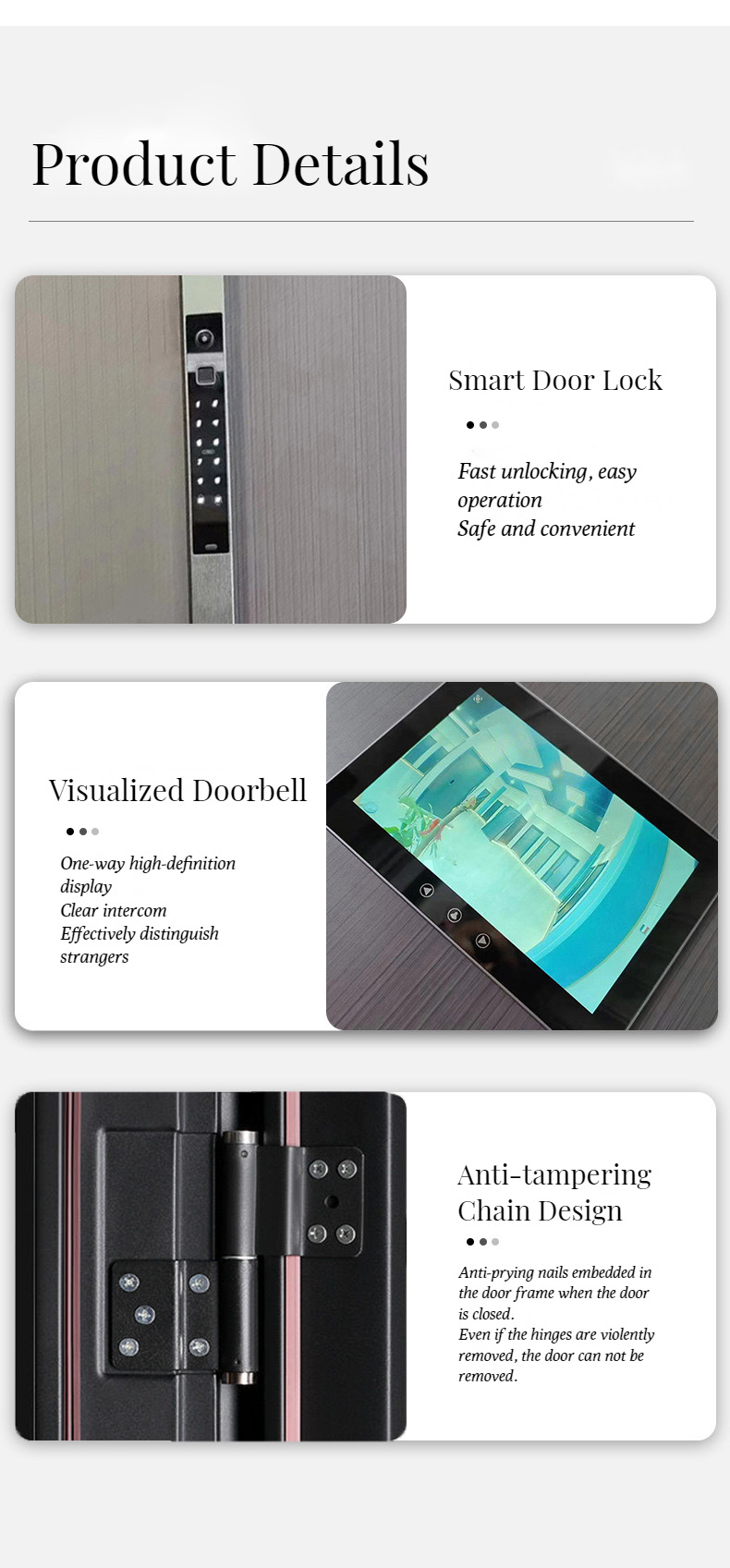 Specification details 7