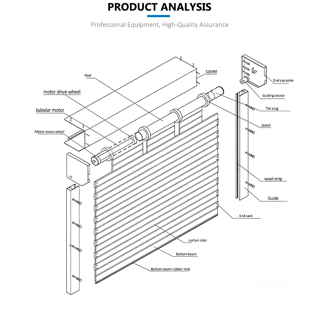 Aluminum Roller Shutter Door System