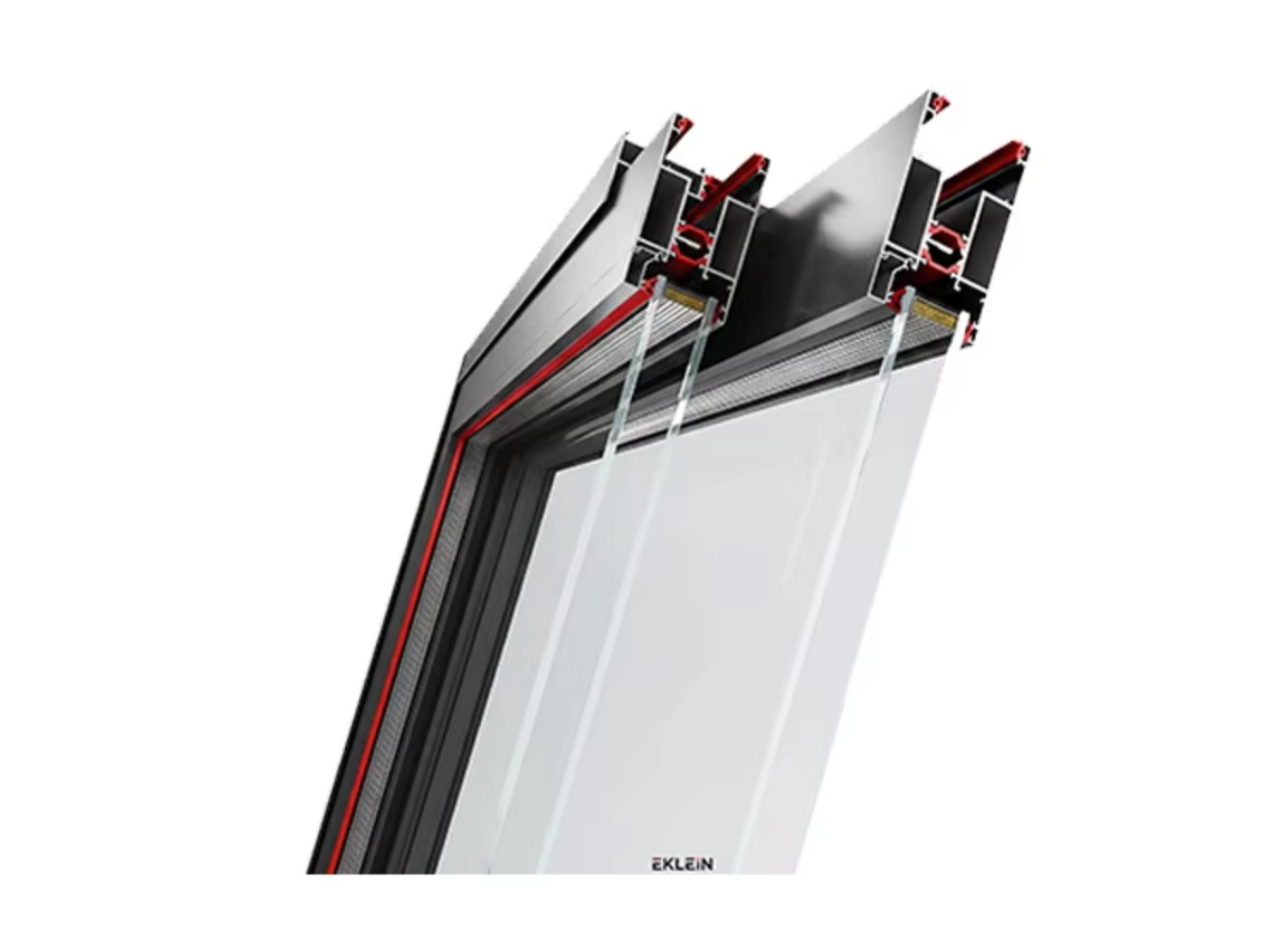 French Style Aluminum Sliding Doors with Grid Design Patio Door - Extra Large Insulated Glass
