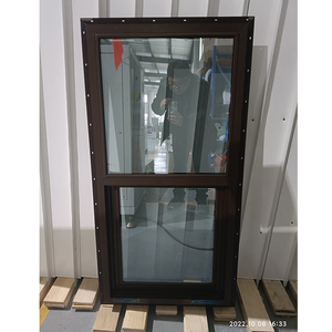 NFRC American Brown Aluminum Vertical Sliding Doors and Windows