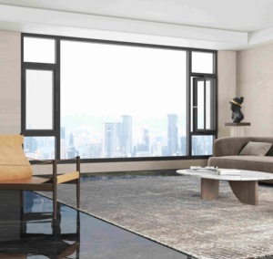Fuson Australia As2047 As1288 Double Glazed Glass Commercial Build Aluminium Bathroom Awning Type Windows Awning Window